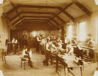The Workshop at the Deaf and Dumb Institution, Derby, 19th century